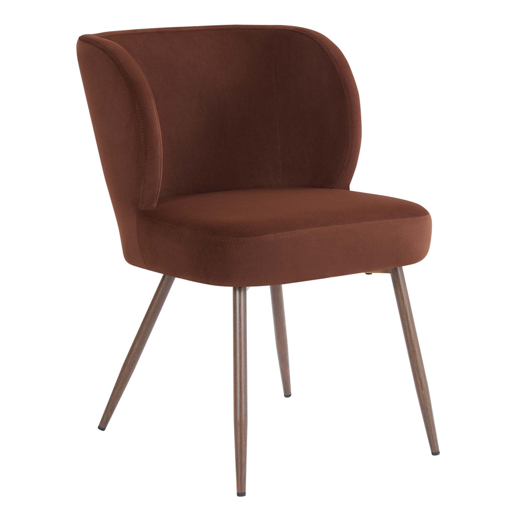 Mabel Set of 2 Dining Chairs - Terracotta — view 4