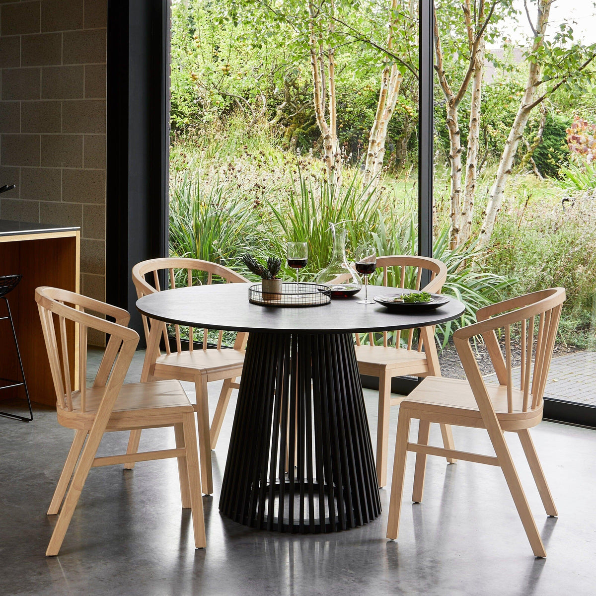 Mabel Whitewash Oak Dining Chairs - Set of 2 — view 3