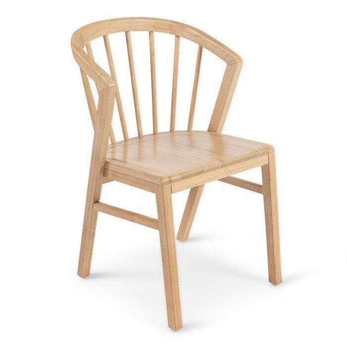 Mabel Whitewash Oak Dining Chairs - Set of 2 — view 9