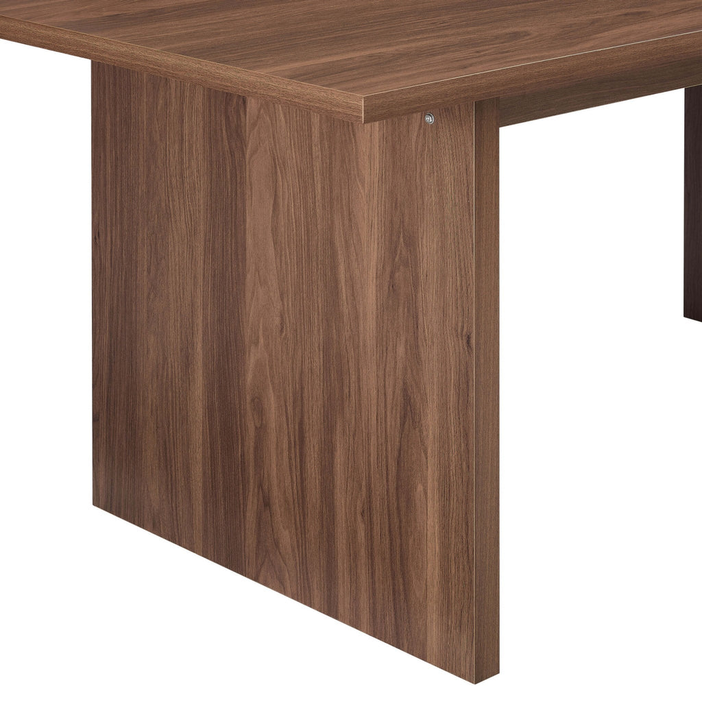Maisie 4-6 Seater Dining Table - Mid Wood — view 6