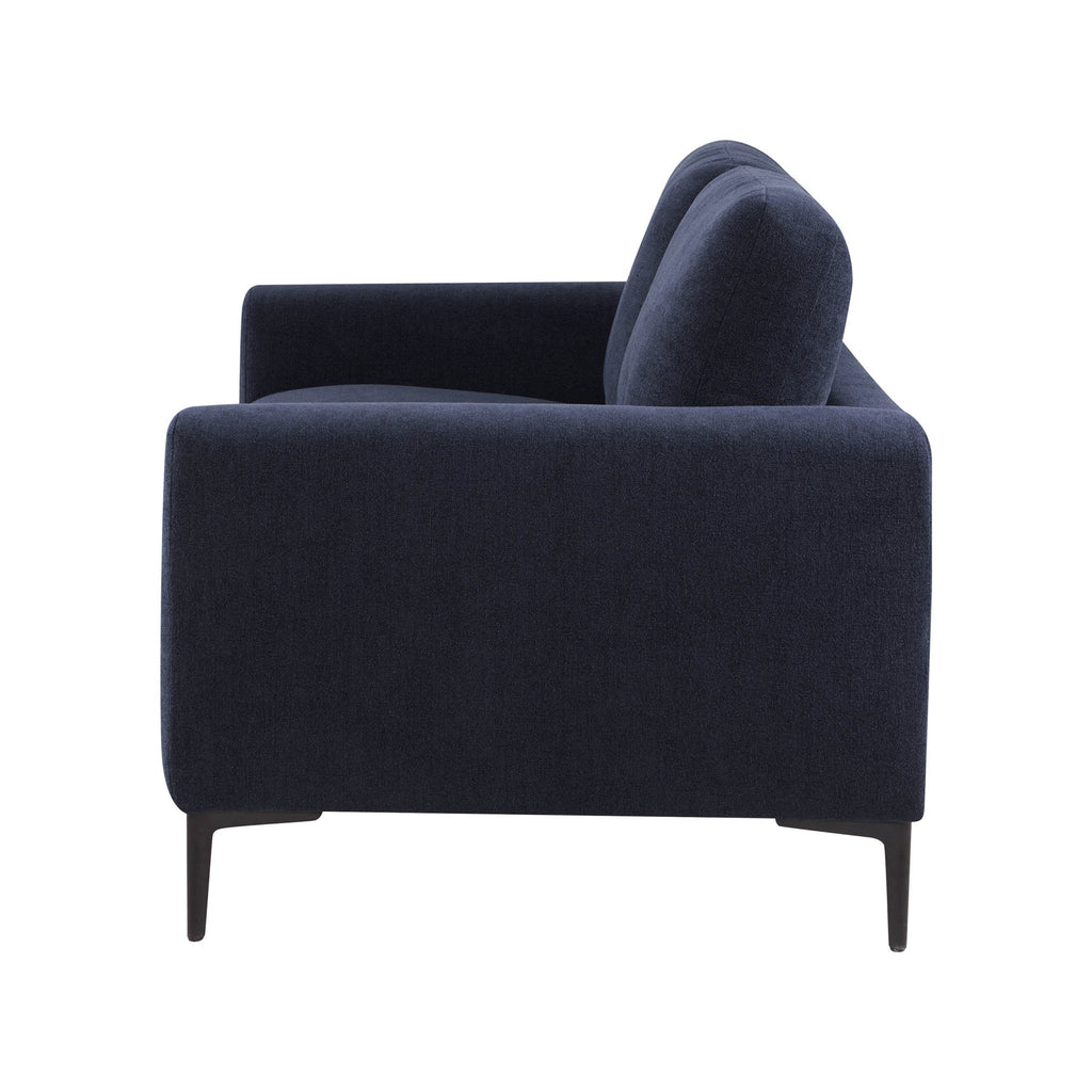 Malibu 2 Seater Sofa - Chenille Navy — view 5