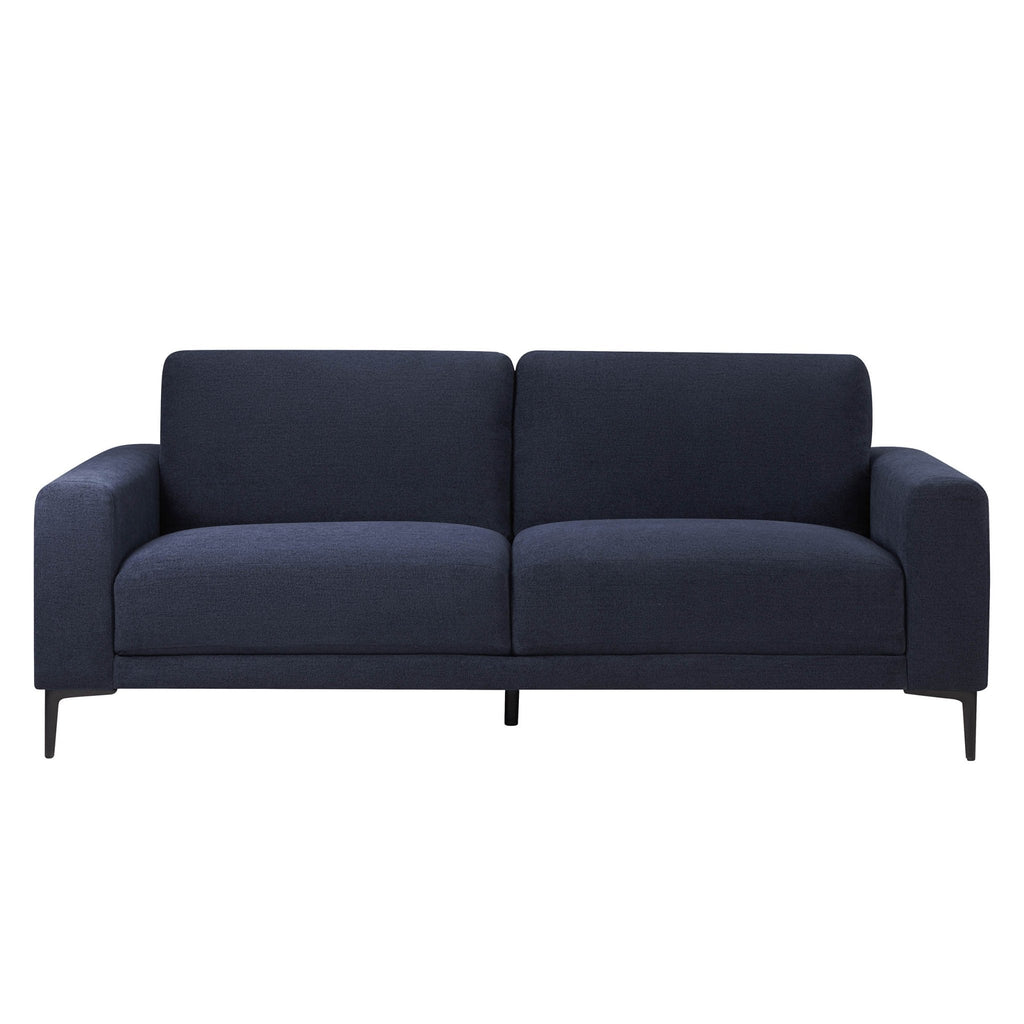 Malibu 3 Seater Sofa - Chenille Navy — view 2