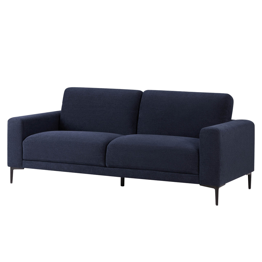Malibu 3 Seater Sofa - Chenille Navy — view 3