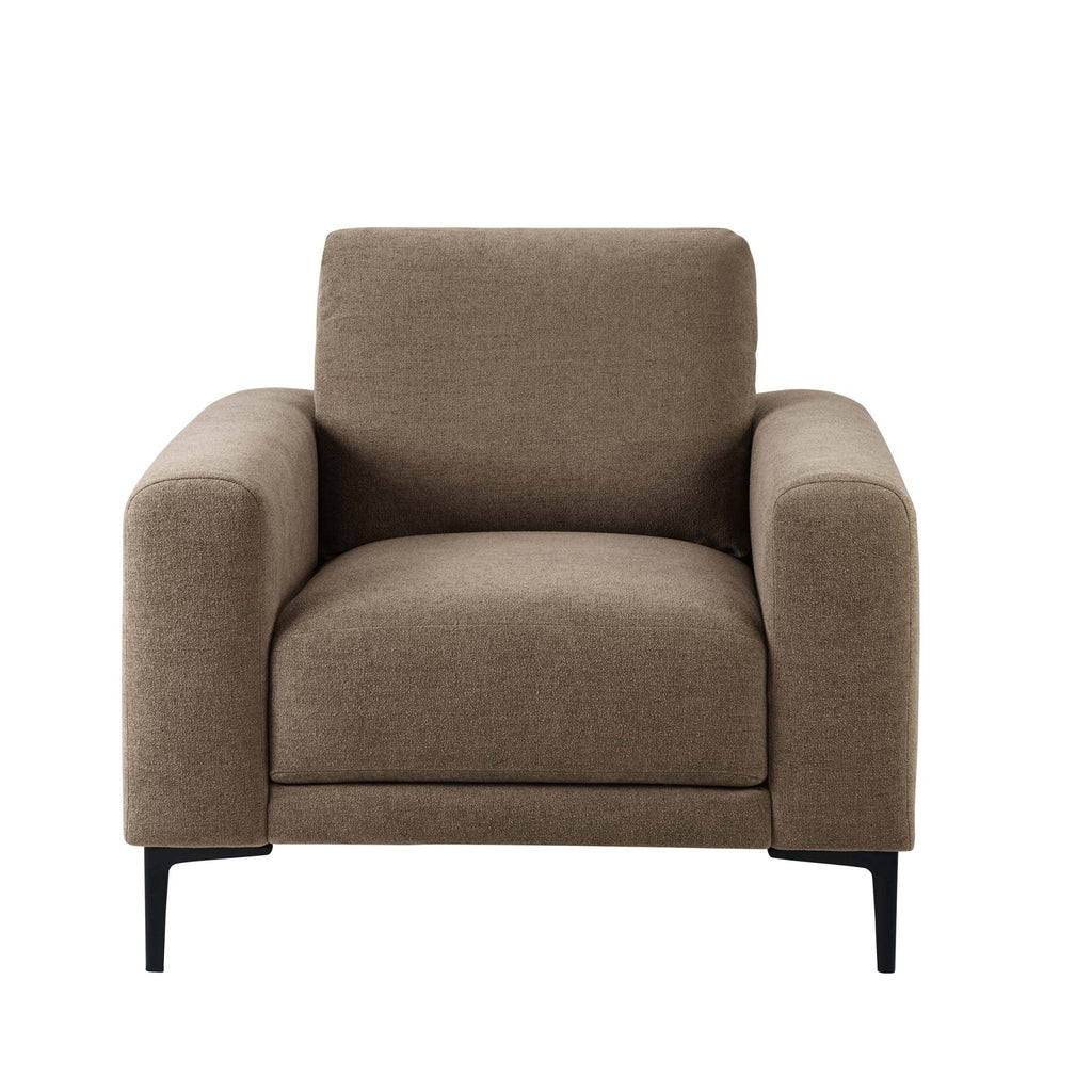 Malibu Armchair - Chenille Mushroom — view 2