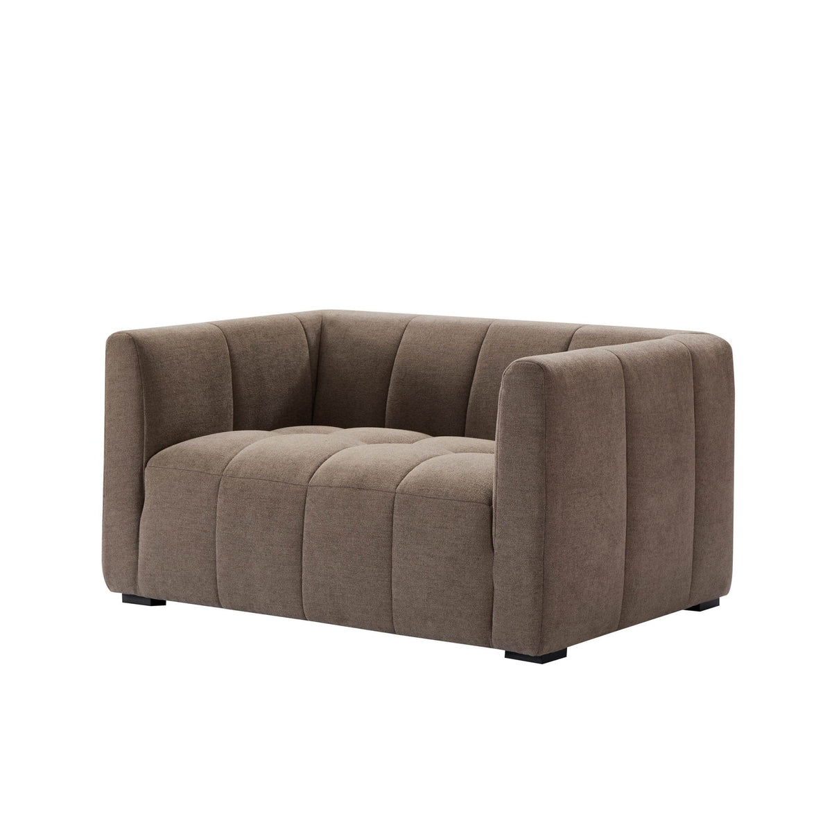Manhattan Compact 2 Seater Sofa - Chenille Mushroom — view 3