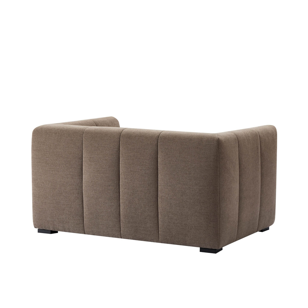 Manhattan Compact 2 Seater Sofa - Chenille Mushroom — view 6