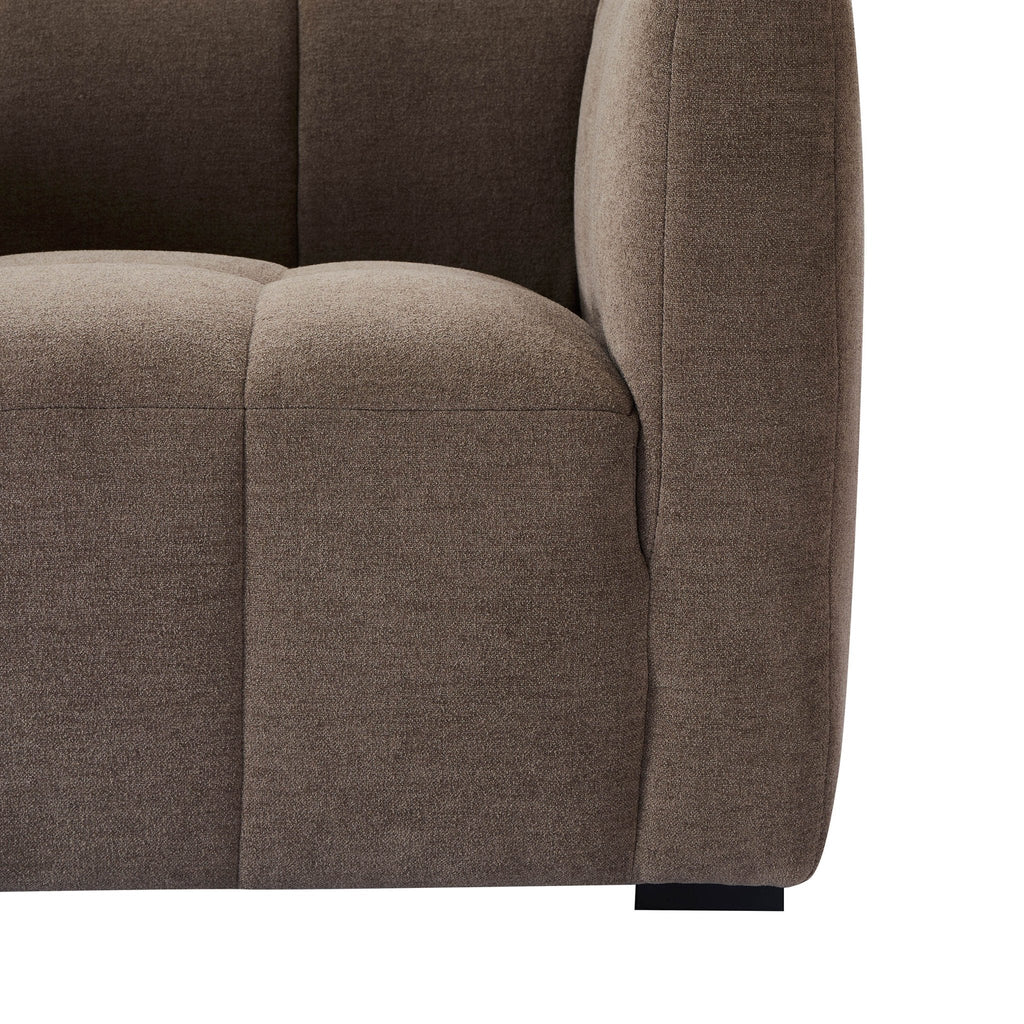 Manhattan Compact 2 Seater Sofa - Chenille Mushroom — view 7