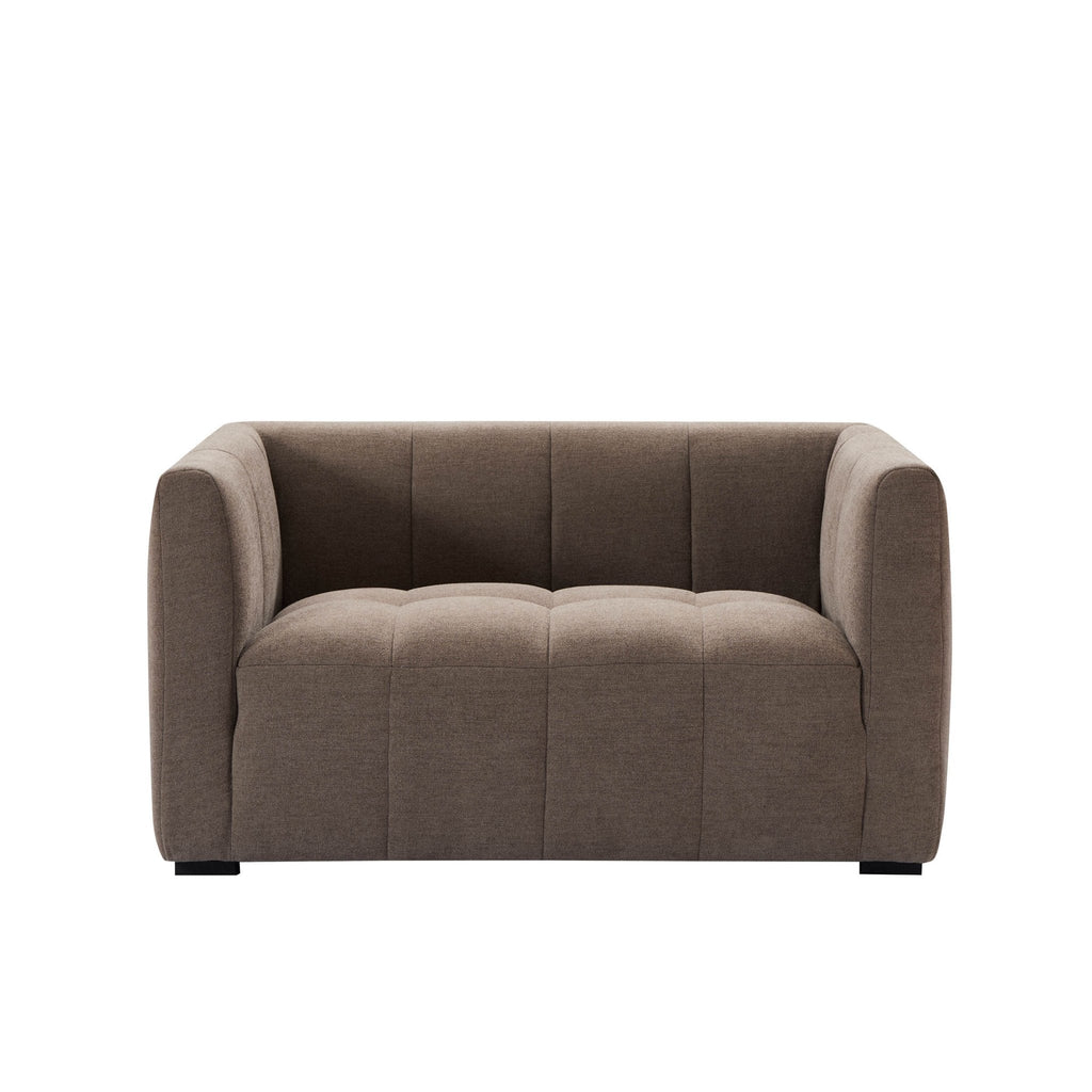 Manhattan Compact 2 Seater Sofa - Chenille Mushroom — view 4