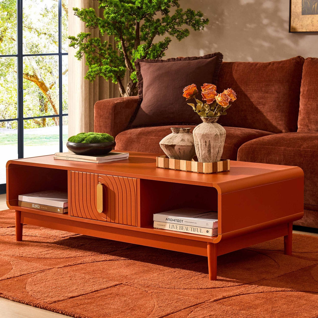 Marnie Coffee Table - Burnt Orange — view 2