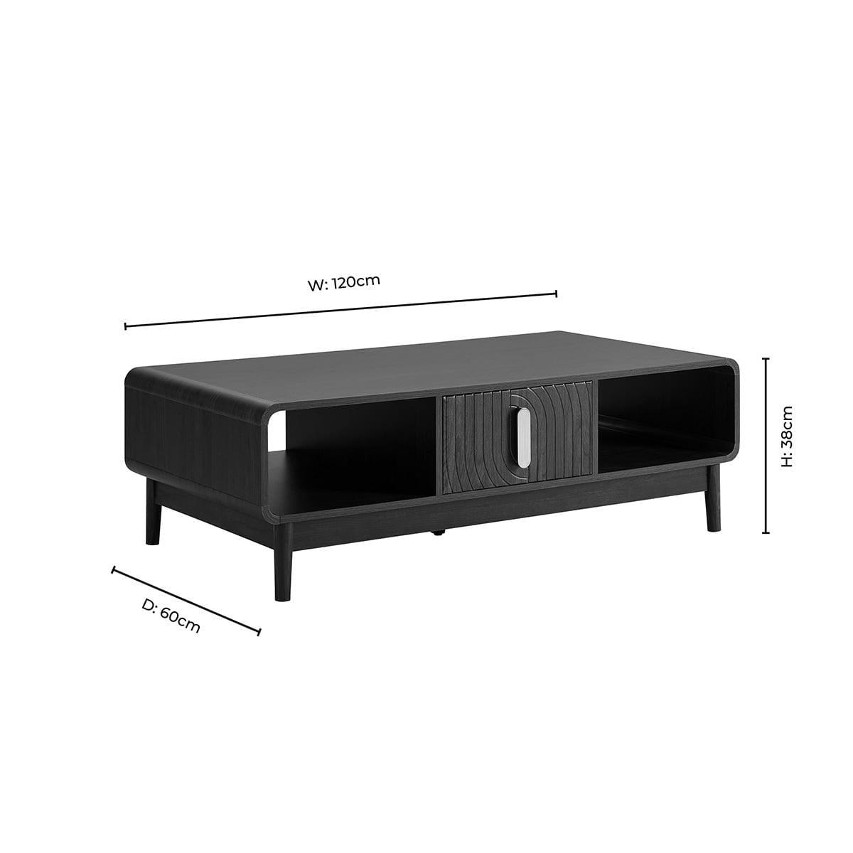 Marnie Coffee Table - Burnt Orange — view 6