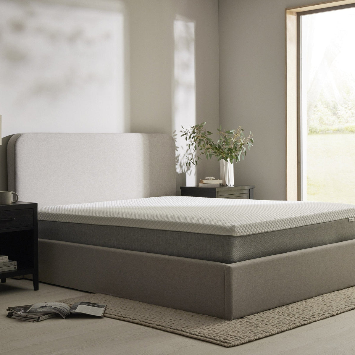 Memory Foam 2,000 Pocket Sprung Hybrid Mattress - Medium/Firm — view 3