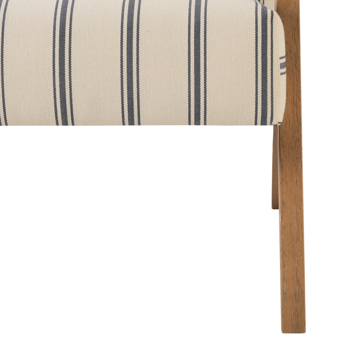 Nyla Accent Chair - Blue Stripe — view 7