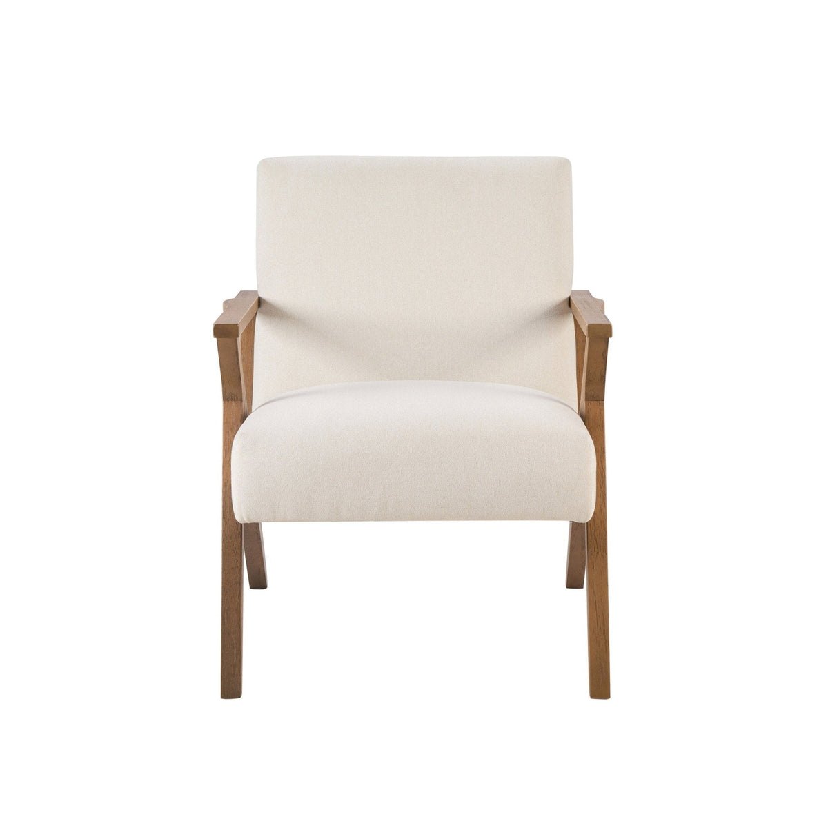 Nyla Accent Chair - Cream Linen — view 2