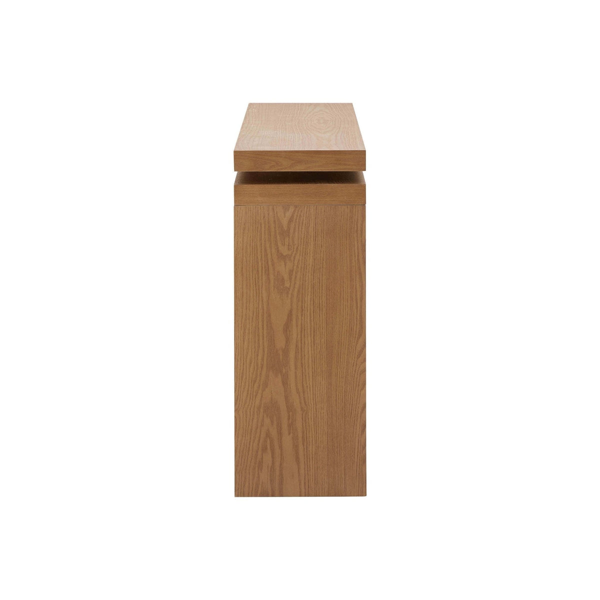 Penny Ash Console Table - Medium Wood — view 5