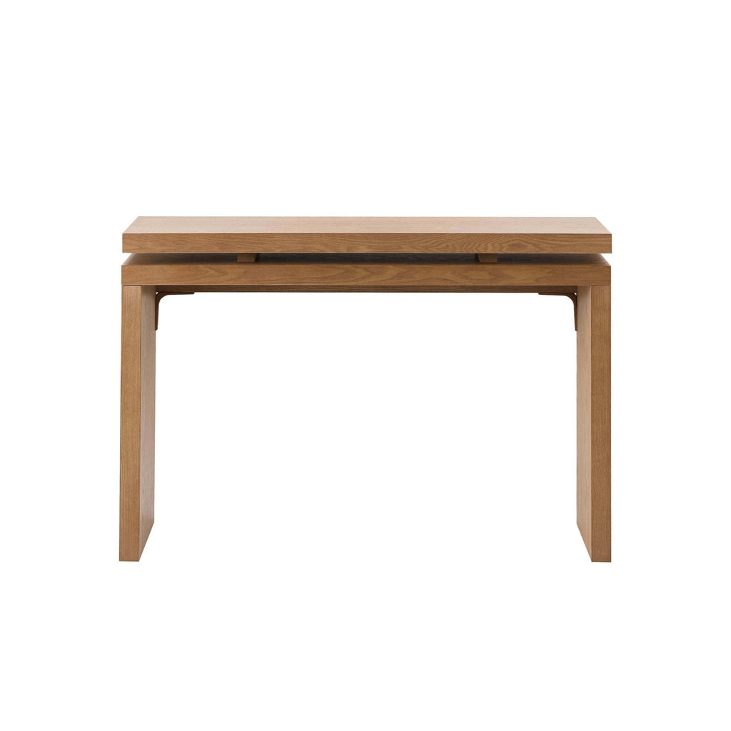 Penny Ash Console Table - Medium Wood — view 4