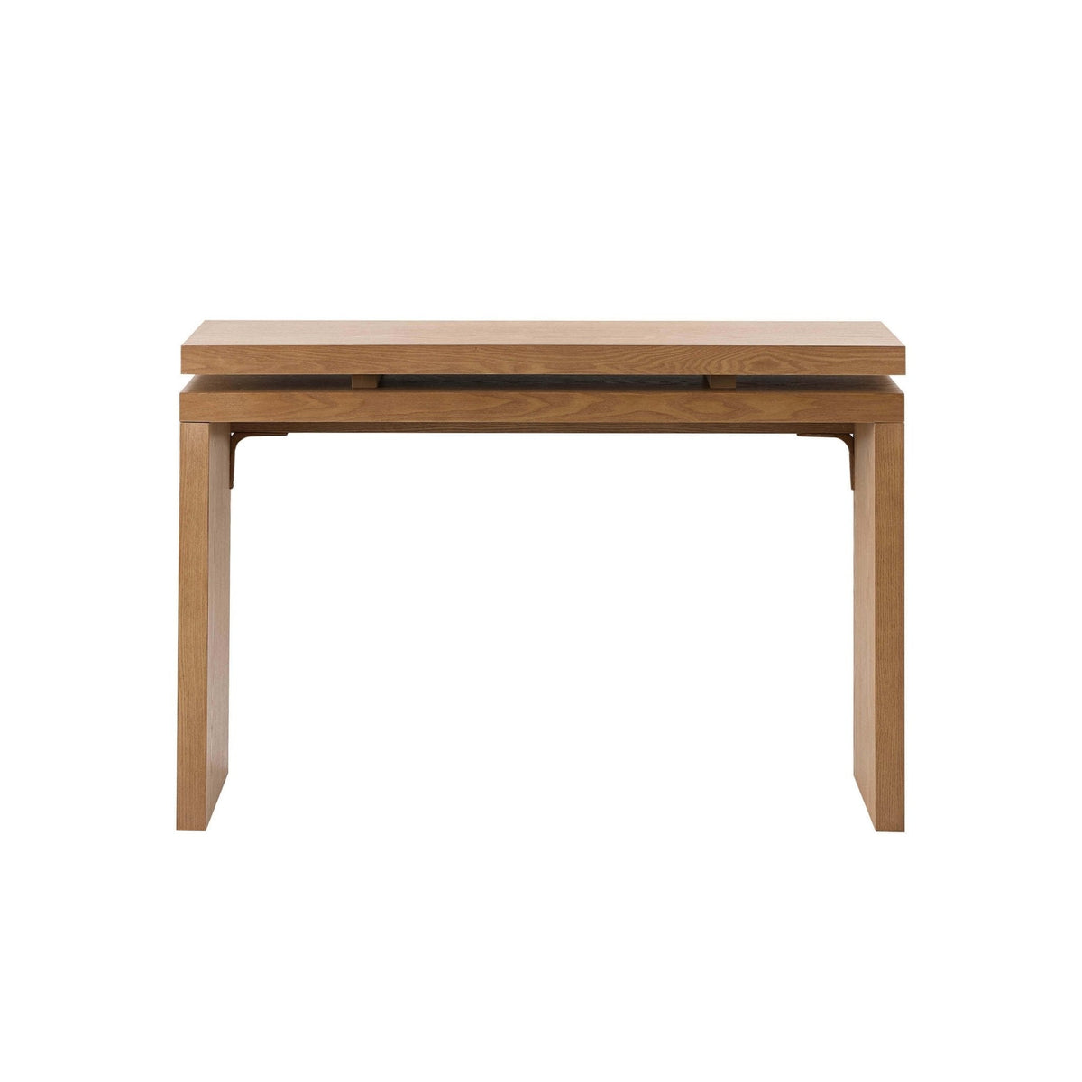 Penny Ash Console Table - Medium Wood — view 4
