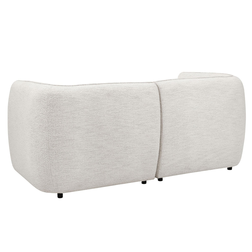 Porto 2 Seater Modular Sofa - Boucle Ivory — view 6