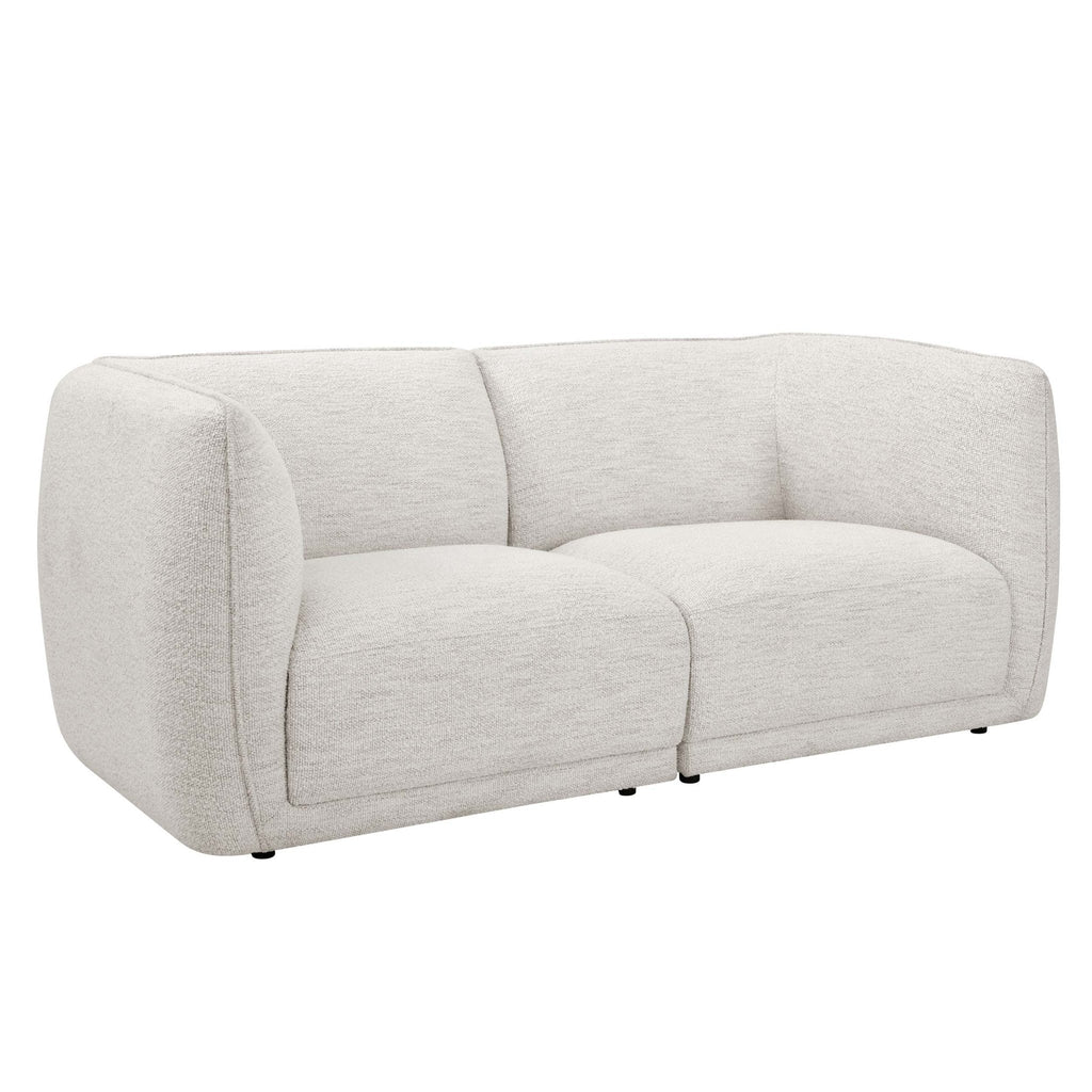 Porto 2 Seater Modular Sofa - Boucle Ivory — view 4