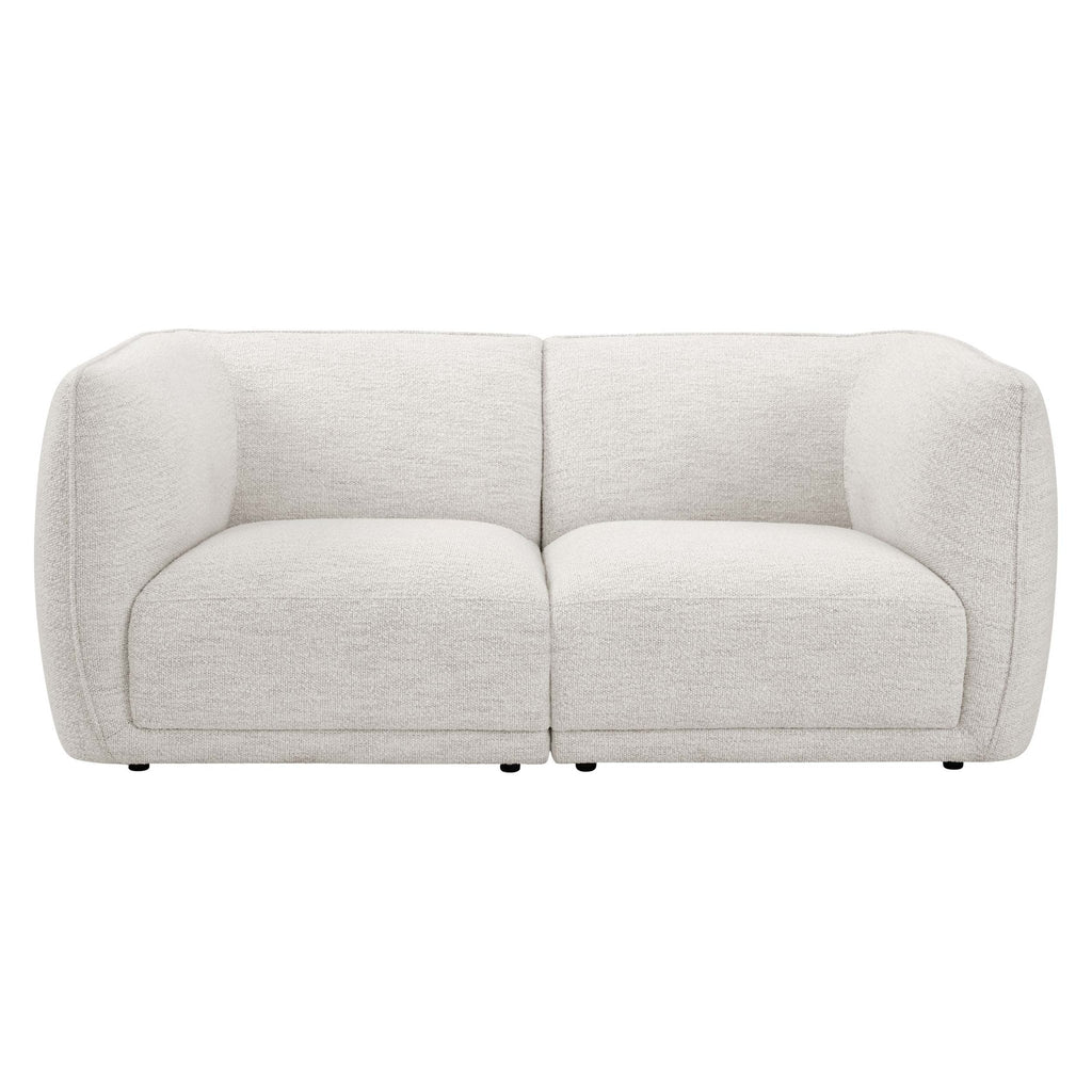 Porto 2 Seater Modular Sofa - Boucle Ivory — view 3