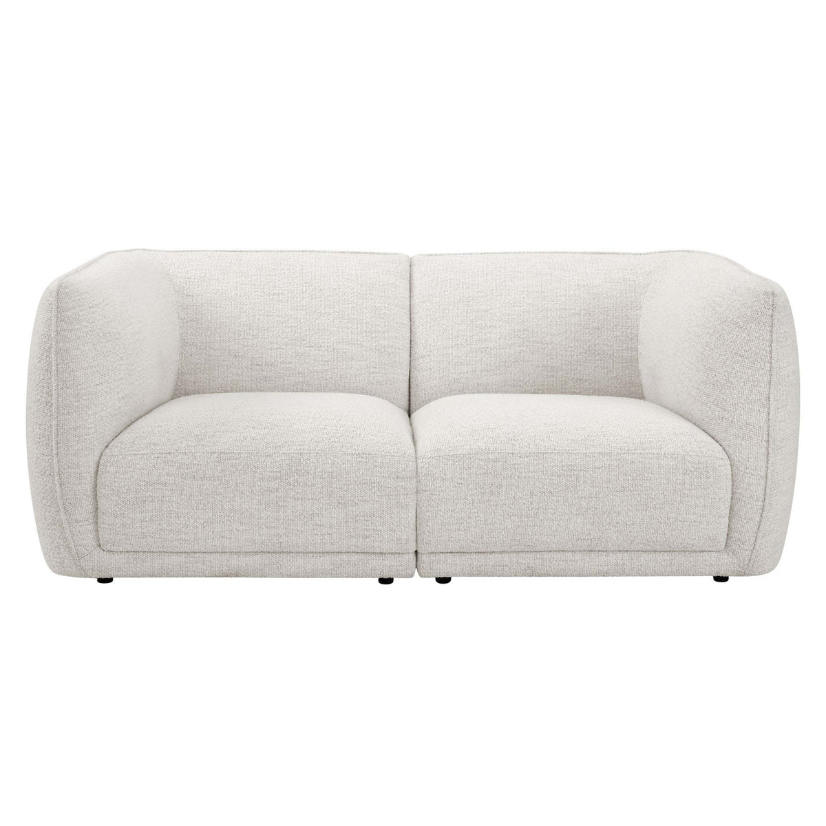 Porto 2 Seater Modular Sofa - Boucle Ivory — view 3