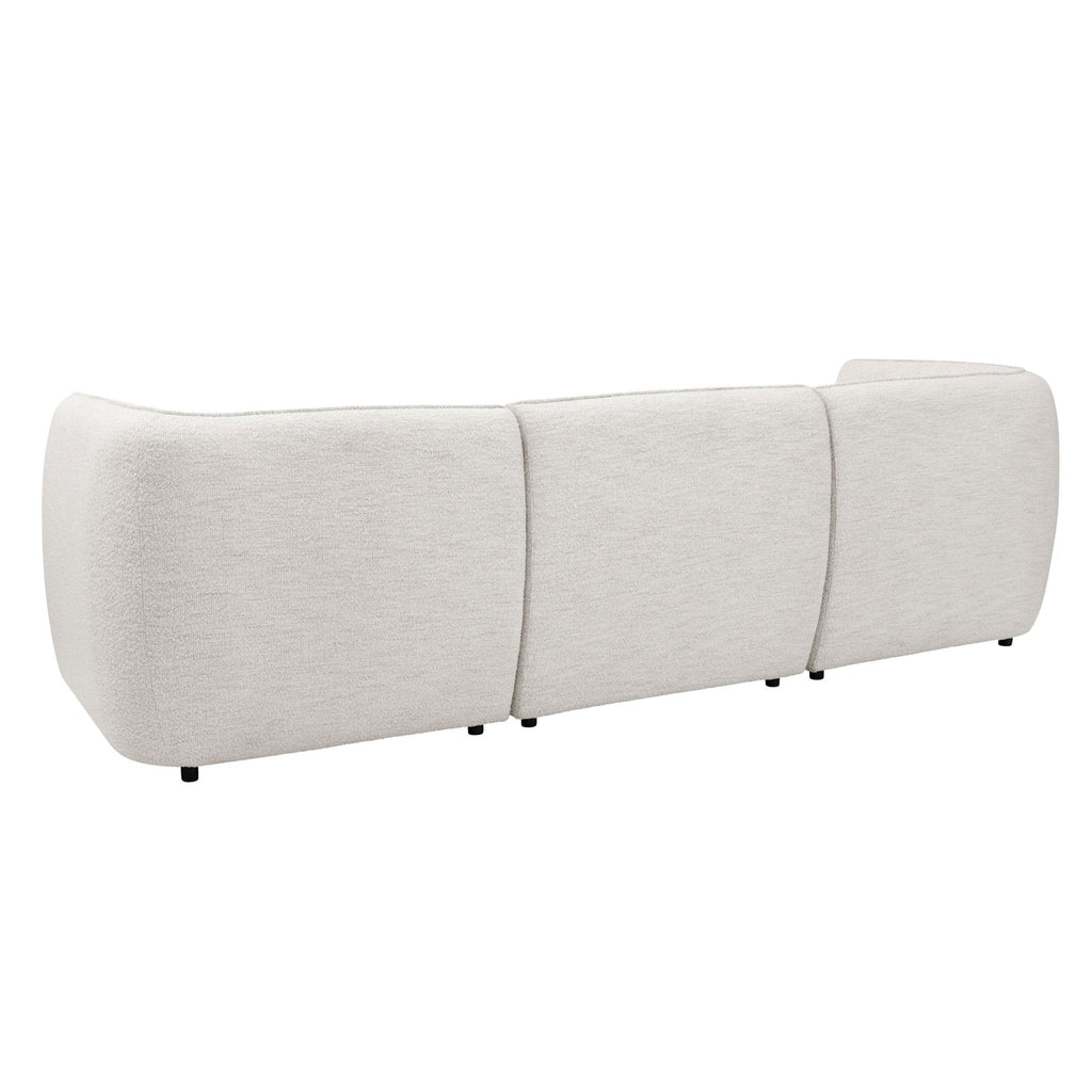 Porto 3 Seater Modular Sofa - Boucle Ivory — view 6