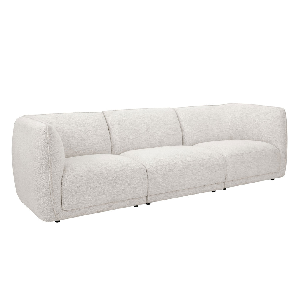 Porto 3 Seater Modular Sofa - Boucle Ivory — view 4