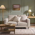 Soho 2 Seater Sofa - Sand Stripe — sofa from 2nd Time Around