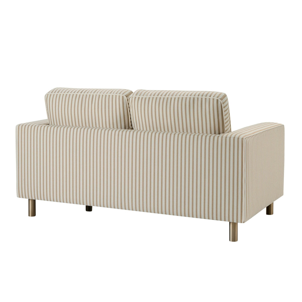 Soho 2 Seater Sofa - Sand Stripe — view 6