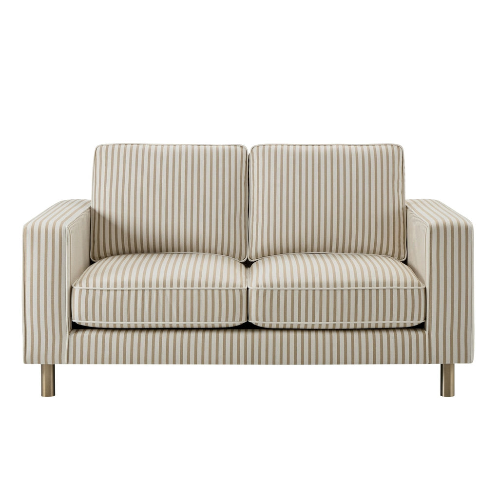 Soho 2 Seater Sofa - Sand Stripe — view 3