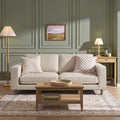 Soho 3 Seater Sofa - Sand Stripe — sofa from 2nd Time Around
