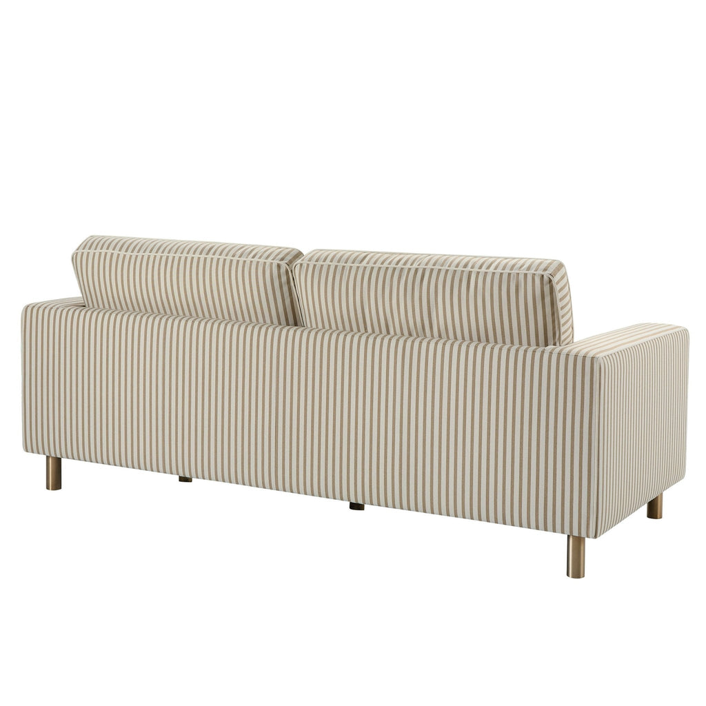 Soho 3 Seater Sofa - Sand Stripe — view 6