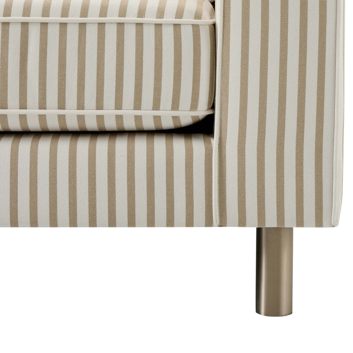 Soho 3 Seater Sofa - Sand Stripe — view 7