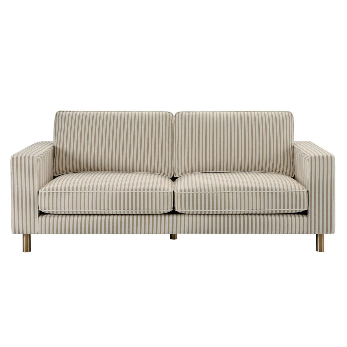 Soho 3 Seater Sofa - Sand Stripe — view 4