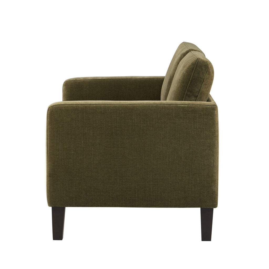 Soho Compact 2 Seater Sofa - Chenille Olive — view 5