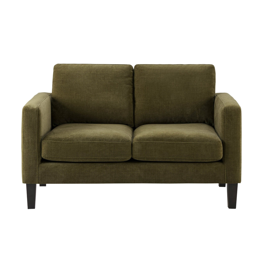 Soho Compact 2 Seater Sofa - Chenille Olive — view 3