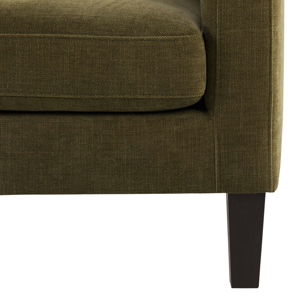 Soho Compact 2 Seater Sofa - Chenille Olive — view 7