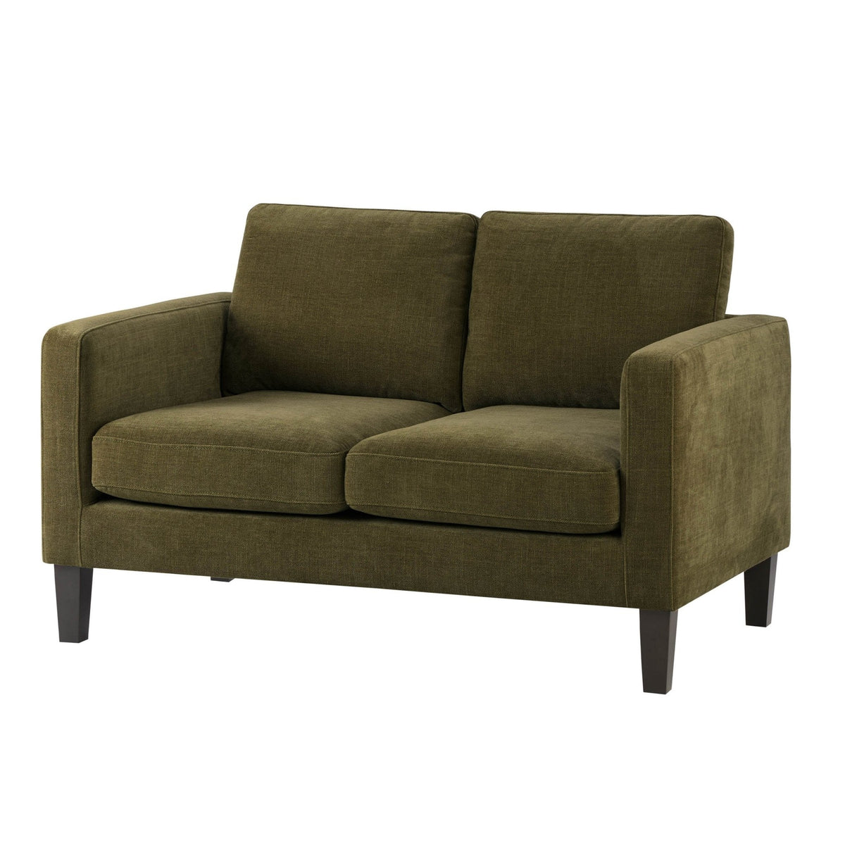 Soho Compact 2 Seater Sofa - Chenille Olive — view 4