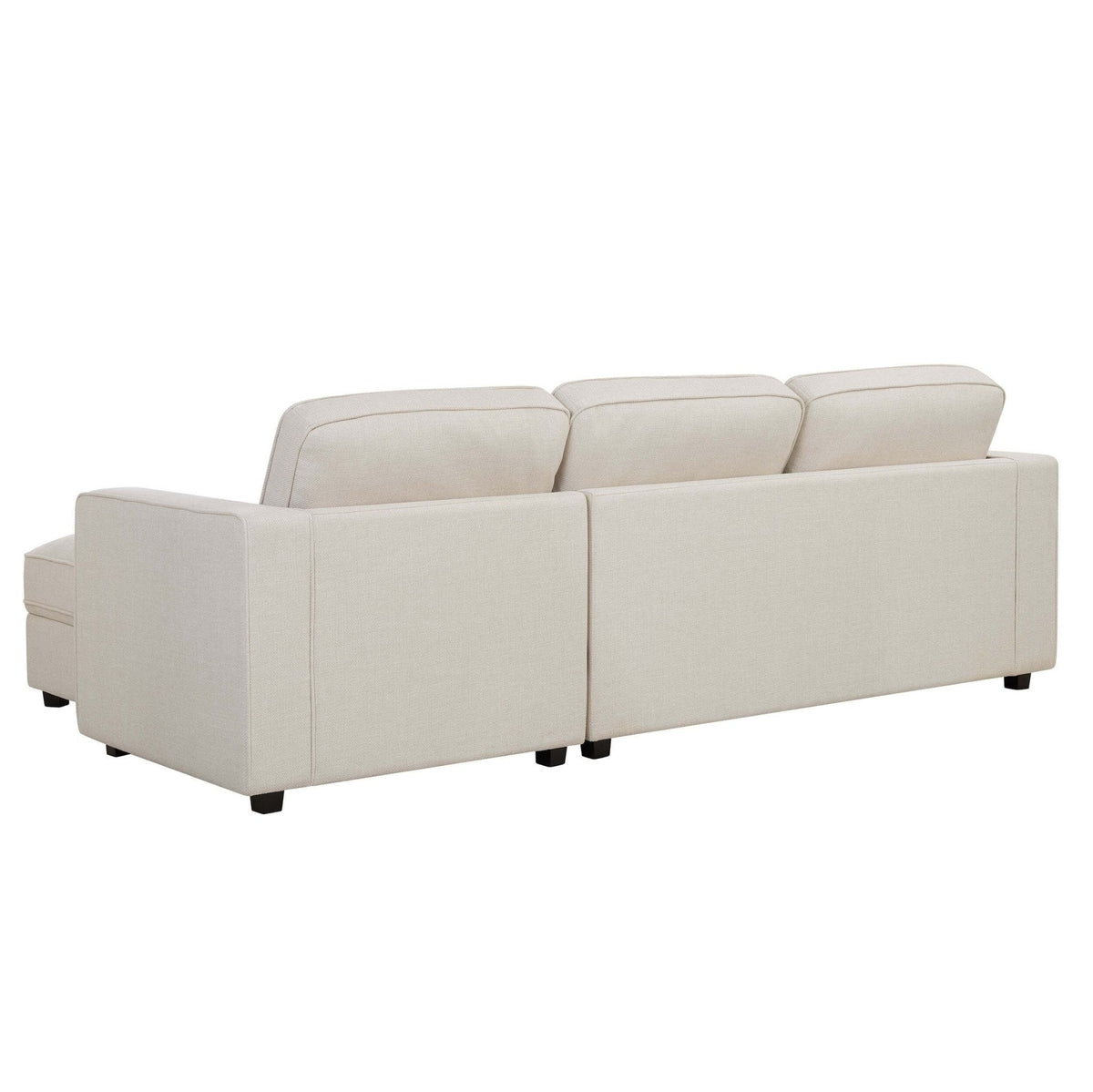 Soho Right Hand Storage Chaise Sofa - Beige — view 7