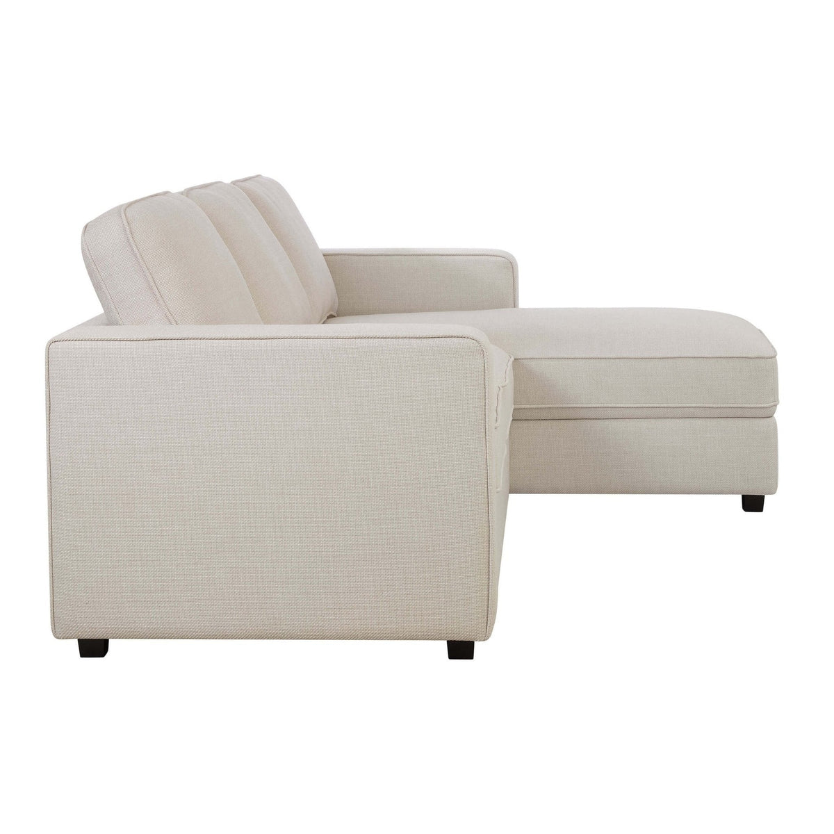 Soho Right Hand Storage Chaise Sofa - Beige — view 6