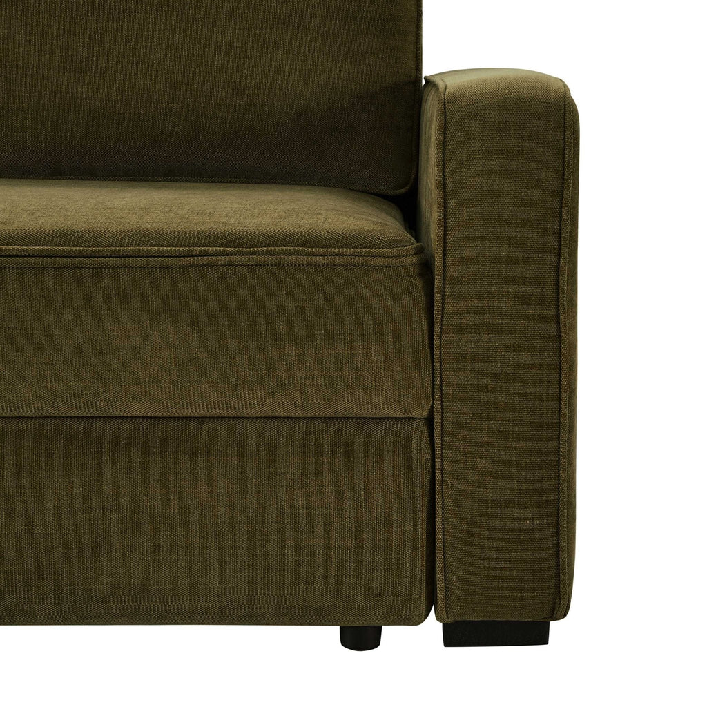 Soho Sofa Bed - Chenille Olive — view 9