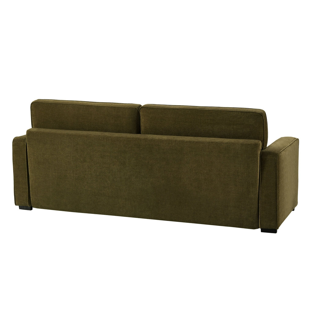 Soho Sofa Bed - Chenille Olive — view 7
