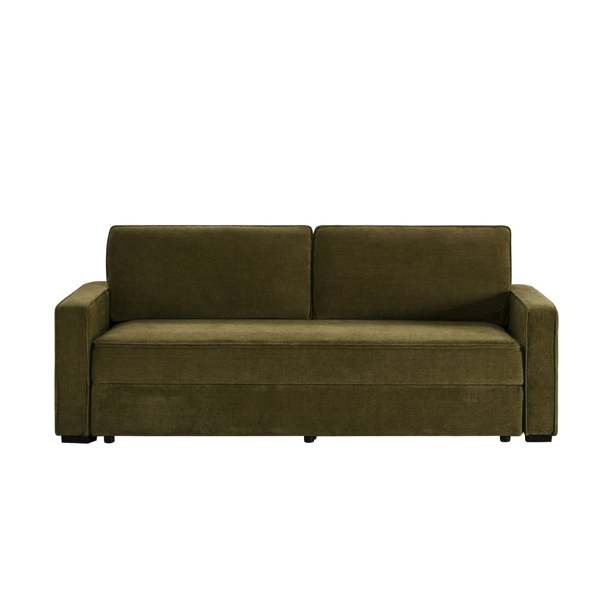 Soho Sofa Bed - Chenille Olive — view 4
