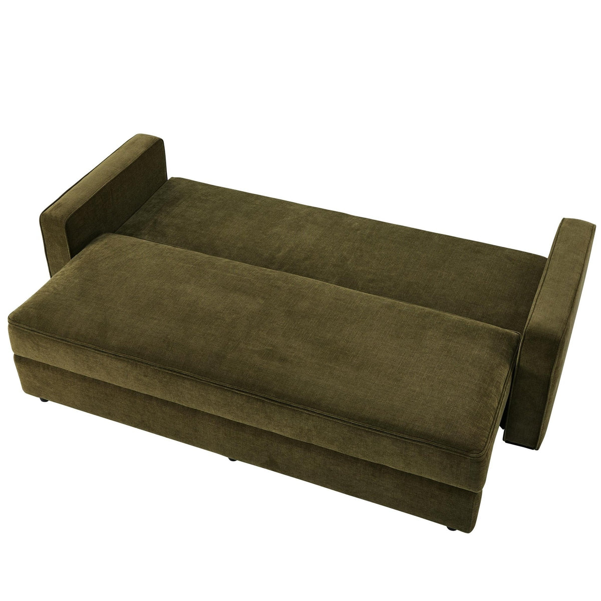 Soho Sofa Bed - Chenille Olive — view 6