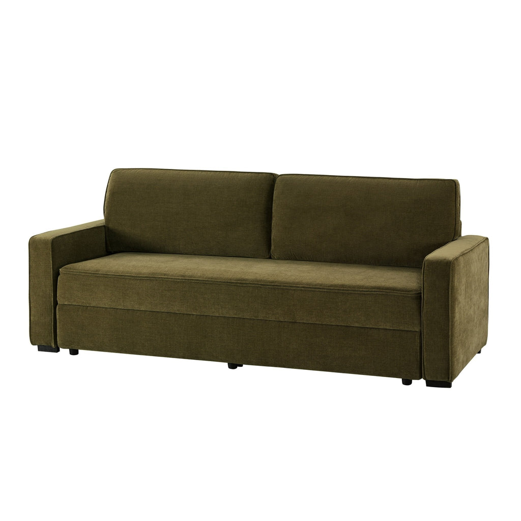 Soho Sofa Bed - Chenille Olive — view 5