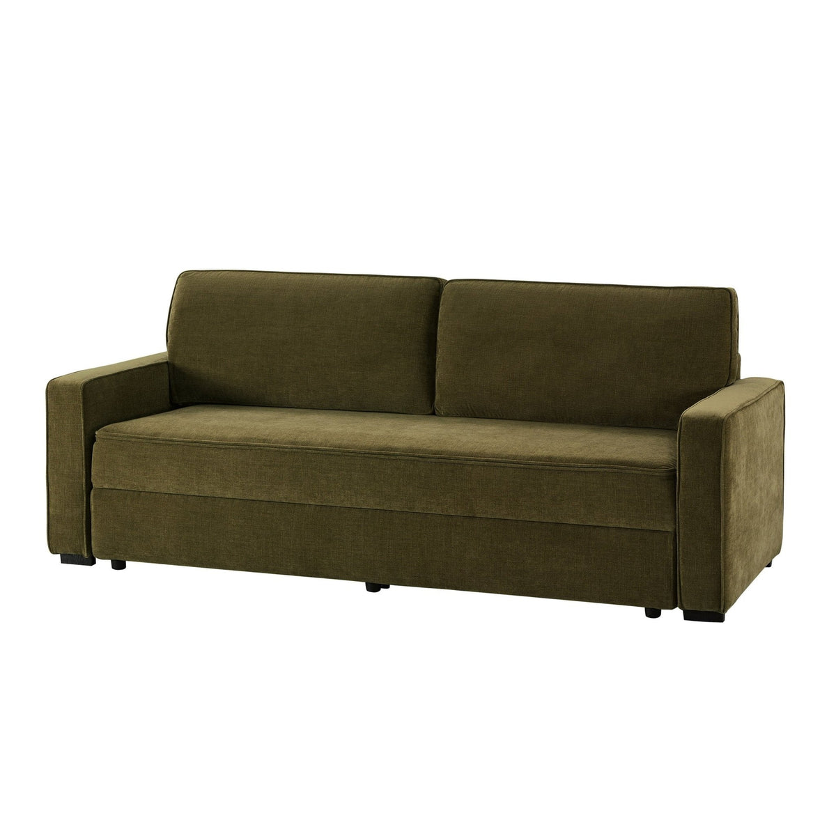 Soho Sofa Bed - Chenille Olive — view 5