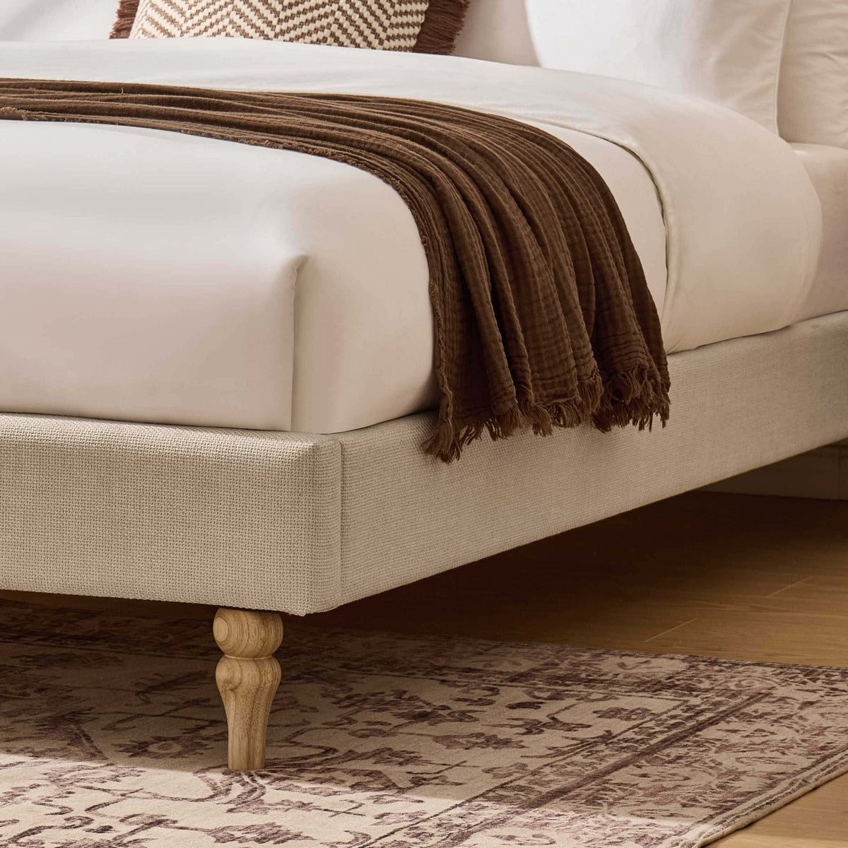 Surrey Bed Frame - Beige — view 6