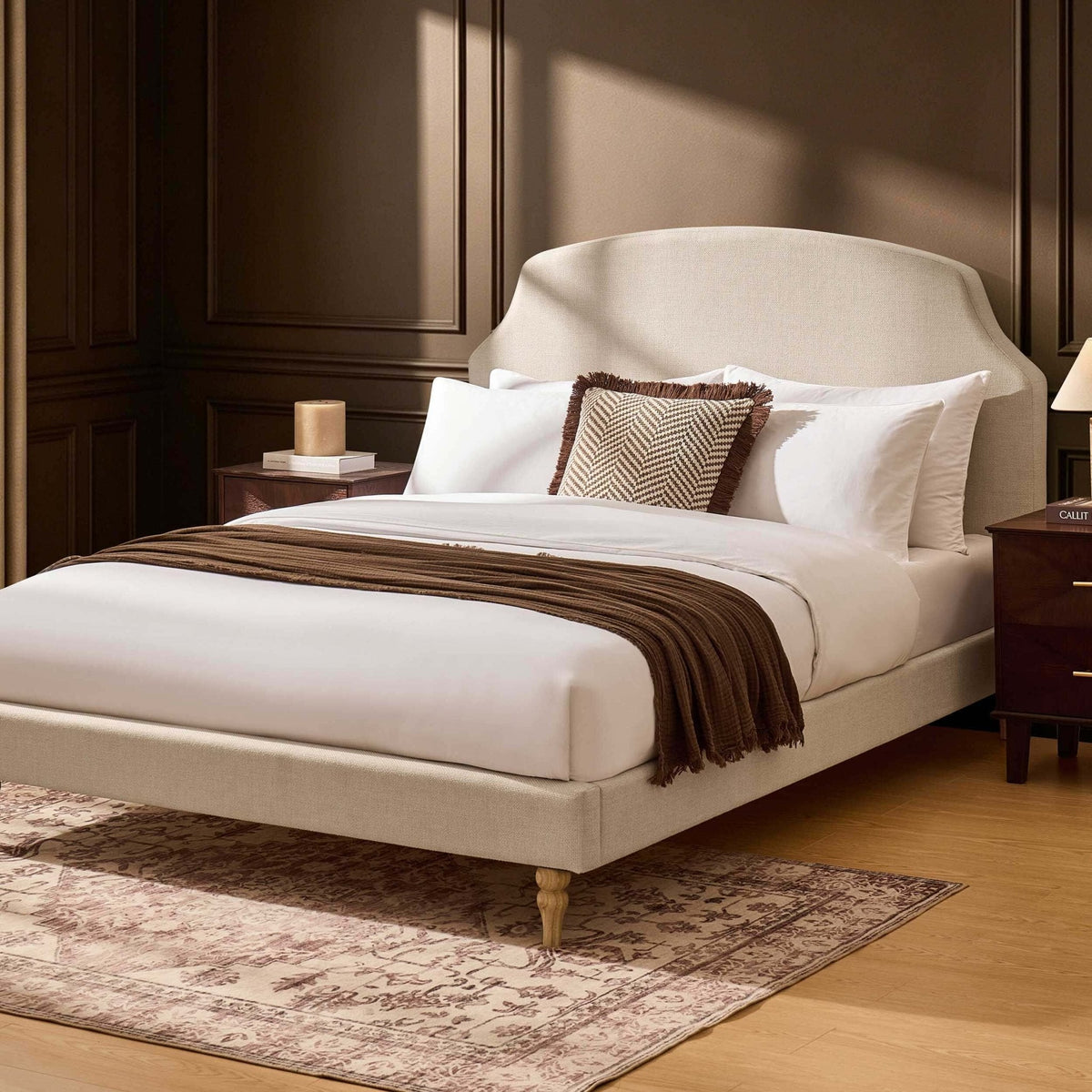 Surrey Bed Frame - Beige — view 3