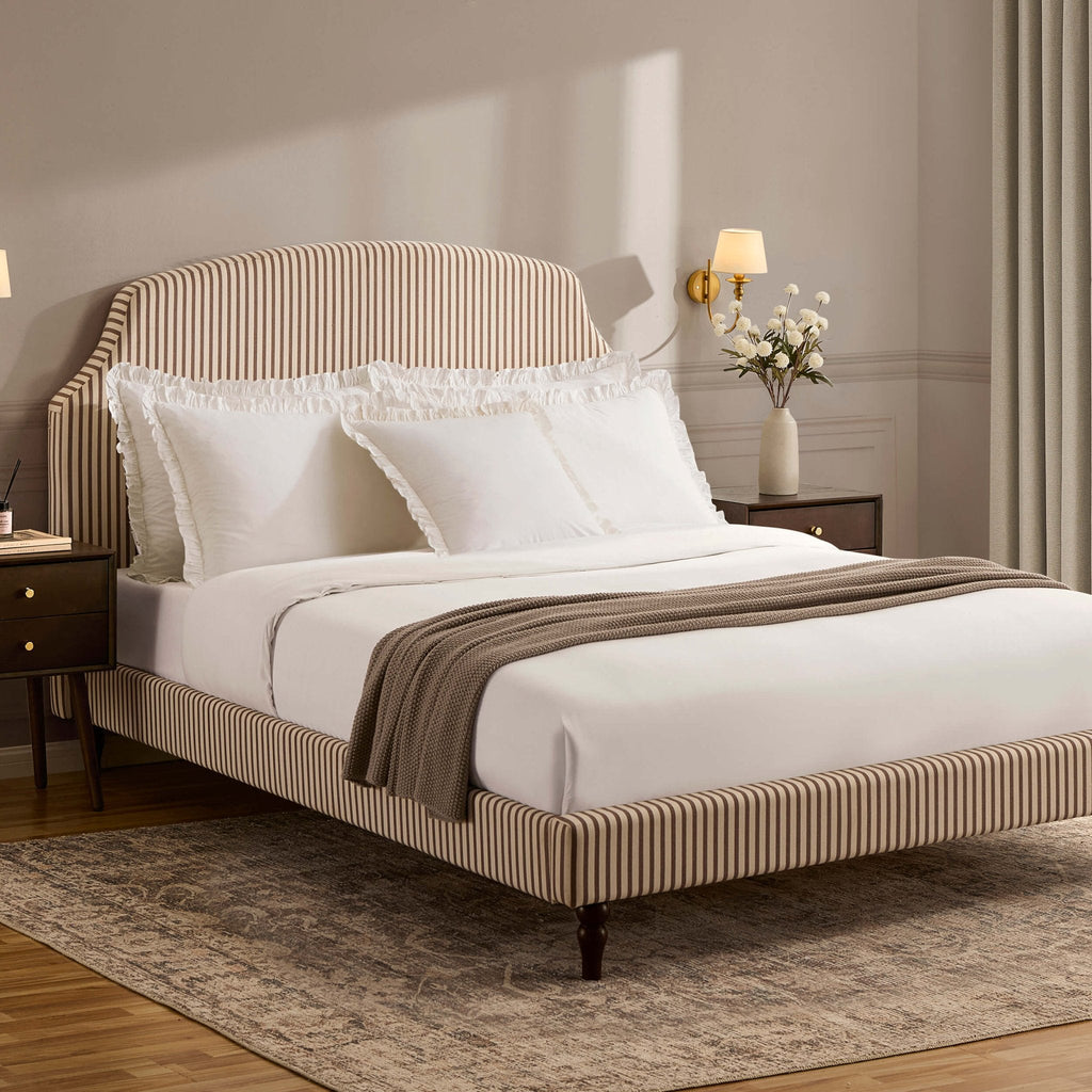 Surrey Bed Frame - Chocolate Stripe — view 3