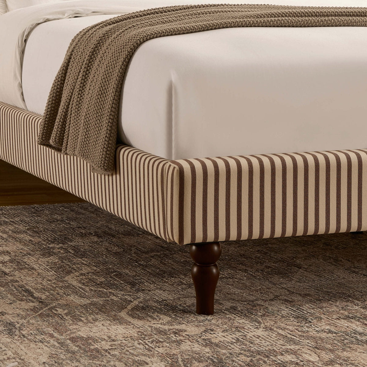 Surrey Bed Frame - Chocolate Stripe — view 7
