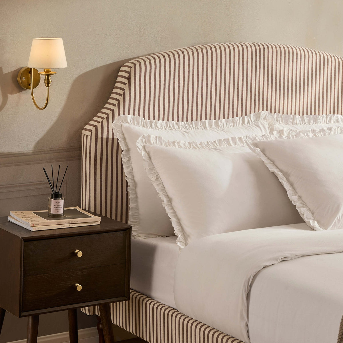 Surrey Bed Frame - Chocolate Stripe — view 6